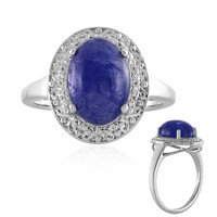 Anillo en plata con Tanzanita