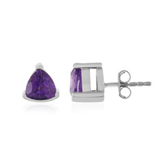 Pendientes en plata con Amatista de Siberia