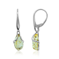 Pendientes en plata con Ámbar báltico