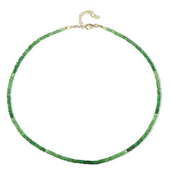 Collar en plata con Tsavorita de Tanzania