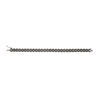 Brazalete en plata con Marcasita
