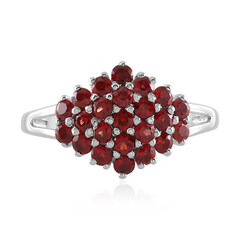 Anillo en plata con Rubí de Tanzania (Adela Silber)