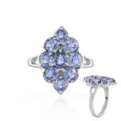 Anillo en plata con Zafiro de Ceilán