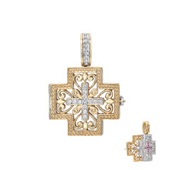 Colgante en oro con Diamante SI2 (H) (Dallas Prince Designs)