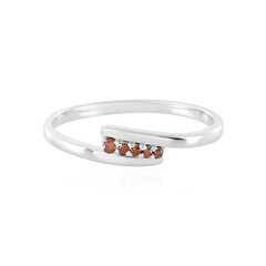 Anillo en plata con Diamante rojo I3