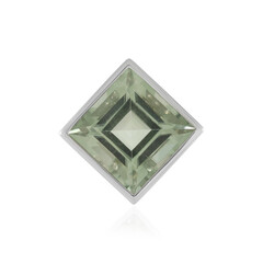 Colgante en plata con Amatista verde