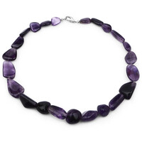 Collar en plata con Amatista