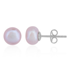 Pendientes en plata con Perla