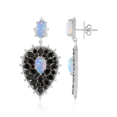Pendientes en plata con Ópalo de Welo (Dallas Prince Designs)