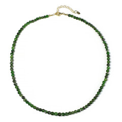 Collar en plata con Diópsido de Rusia
