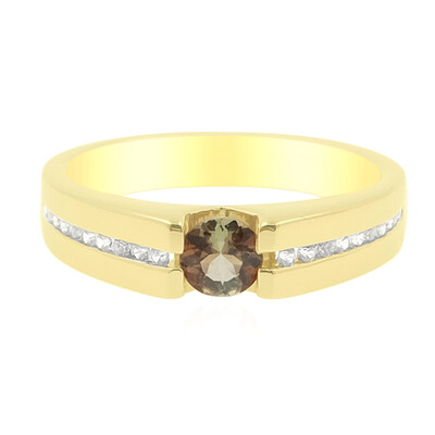Anillo en oro con Andalucita (de Melo)