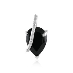 Colgante en plata con Ónix negro