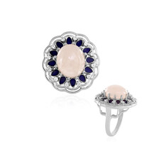 Anillo en plata con Morganita