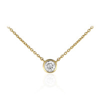 Collar en plata con Topacio blanco