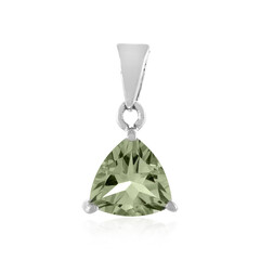 Colgante en plata con Amatista verde