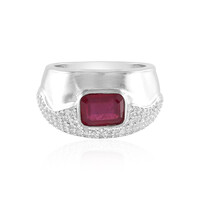 Anillo en plata con Rubí de Madagascar (de Melo)