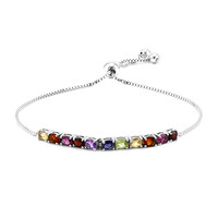 Brazalete en plata con Granate