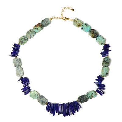 Collar en plata con Turquesa
