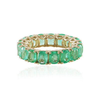Anillo en oro con Esmeralda de Rusia