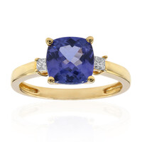 Anillo en oro con Tanzanita AAA (CIRARI)
