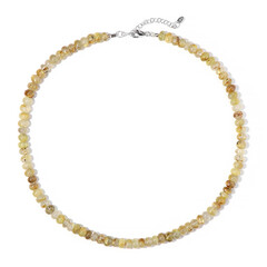 Collar en plata con Cuarzo rutilado