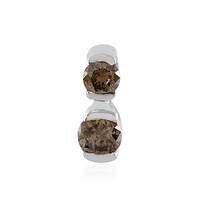 Colgante en plata con Diamante chocolate I3