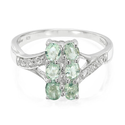 Anillo en plata con Turmalina Paraíba