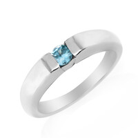 Anillo en plata con Zircón de Ratanak Kirí