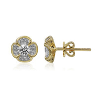 Pendientes en oro con Diamante SI1 (G)
