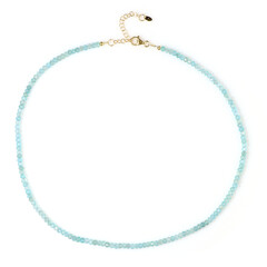 Collar en plata con Apatita azul