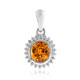 Colgante en oro con Zafiro naranja de Ban Ka Cha