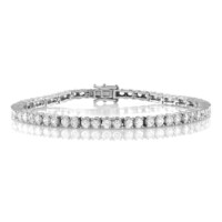 Brazalete en plata con Zircón
