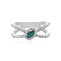 Anillo en plata con Grandidierita