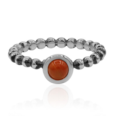 Anillo en plata con Cornalina