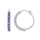 Pendientes en plata con Tanzanita