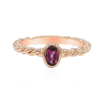Anillo en plata con Rodolita