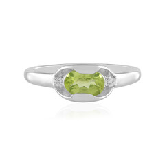 Anillo en plata con Peridoto