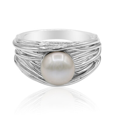 Anillo en plata con Perla Freshwater (TPC)