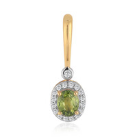 Colgante en oro con Zafiro verde de Queensland (Mark Tremonti)