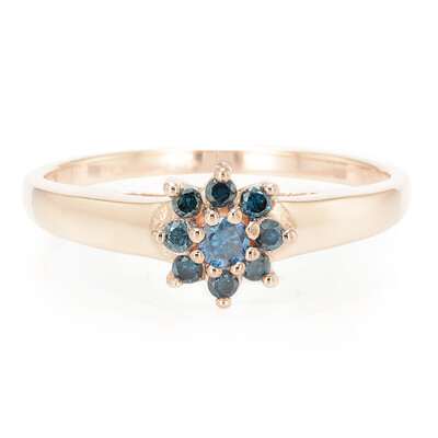 Anillo en plata con Diamante fantasía