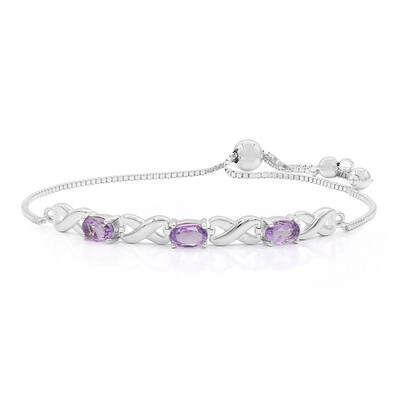 Brazalete en plata con Amatista