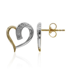 Pendientes en plata con Diamante PK (I)