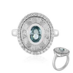 Anillo en plata con Zircón de Ratanak Kirí