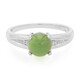 Anillo en plata con Crisoprasa imperial