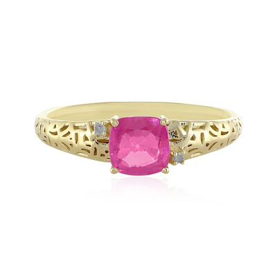 Anillo en oro con Zafiro rosa de Madagascar (Ornaments by de Melo)
