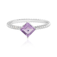 Anillo en plata con Amatista