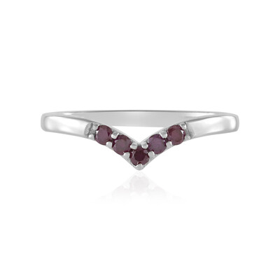 Anillo en plata con Diamante púrpura I2