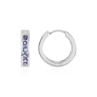 Pendientes en plata con Tanzanita