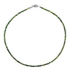 Collar en plata con Turmalina verde