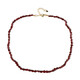 Collar en plata con Granate de Mozambique (Adela Silber)